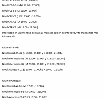Apertura de Matrícula - Nuevos Adultos