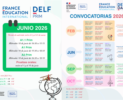 Exámenes del Ministerio Francés DELF/DALF 2025